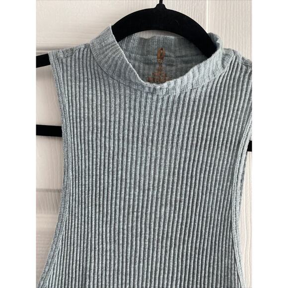 Prana Long Line Ribbed‎ Tank Medium Open Back Festival Hippie Boho - Picture 1 of 5
